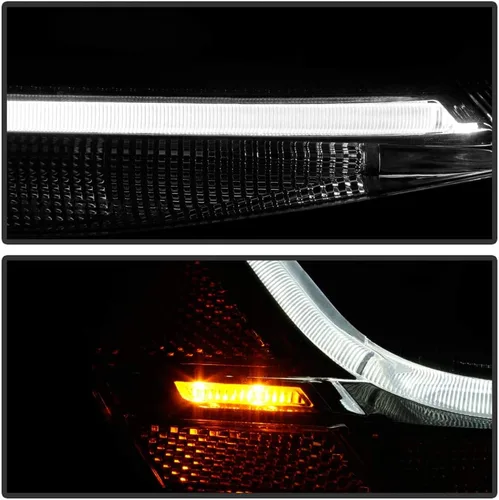 Vista 7 de ACANII - Para [modelo halógeno] 2017-2018 Volkswagen Jetta con LED DRL faro delantero reemplazo lado pasajero