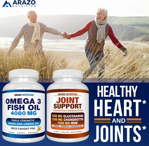 Vista 7 de Arazo Nutrition Concentrado de aceite de pescado omega-3 capturado en la naturaleza – 4,080 mg por porción – EPA alto 1200 mg y DHA 900 mg – 60