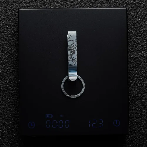 Vista 9 de KeyUnity KM00 Titanio Cinturón Loop Llavero Clip Doble Lado De Liberación Rápida Titular Con Llavero Desmontable