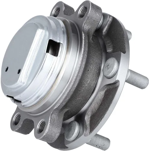 Vista 4 de cciyu Conjunto de cojinete de cubo de rueda, 1 pieza delantera izquierda derecha 5 lengüetas tiene ABS con sensor de anillo de tono BR930890