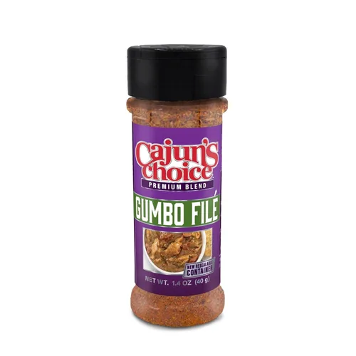 Vista 3 de Cajun's Choice Gumbo Lima – Auténtica especia cajún para Gumbo, Jambalaya y otros platos de Luisiana – Añade espesamiento y sabor aromático