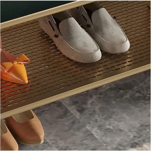 Vista 4 de Storage Benches Shoe Bench, Shoe Storage Bench,Storage Benches, Stable Shoe Rack with Cushion Padded Seat, Storage Shoe Shelf for Entryway, Living