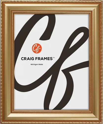 Vista 22 de Craig Frames Victoria, Marco de fotos de bronce adornado de 5 x 7 pulgadas con paspartú para mostrar una foto de 4 x 6 pulgadas