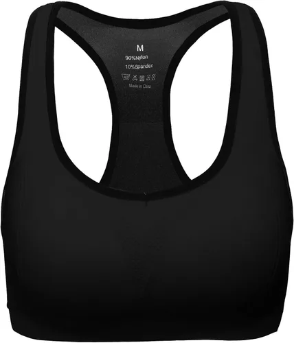Vista 4 de MIRITY - Brasier deportivo de alto impacto con espalda cruzada para mujer