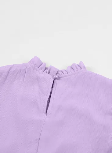 Vista 8 de blibean Vestidos elegantes con cinturón para niñas de 4 a 13 años