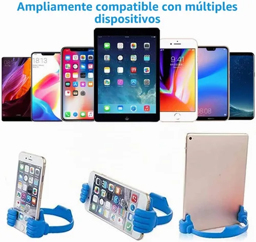 Vista 6 de Kinizuxi Soporte de Pulgar para Celular de Escritorio para Navidad, Soporte Universal Flexible para Celular para Soporte de Tableta, Soporte