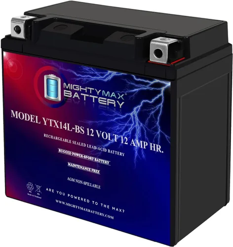 Vista 20 de Batería Mighty Max YTX12-BS - 12 V 10 Ah, 180 CCA, Batería SLA AGM para motocicleta recargable libre de mantenimiento