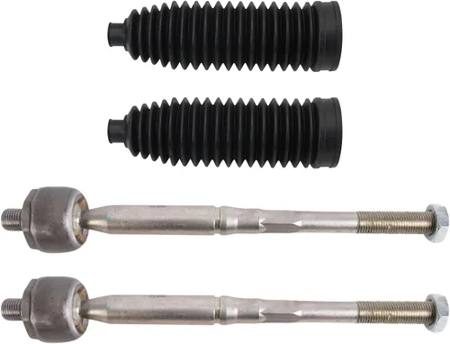 Vista 339 de TRQ Kit de dirección delantera con barra de acoplamiento de fuelle de piñón y cremallera compatible con Toyota Echo 2000-2005
