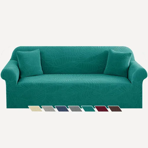 Vista 57 de YEMYHOM Funda para sofá con diseño jacquard de alta elasticidad, funda para silla de sala de estar, a prueba de mascotas, perros y gatos