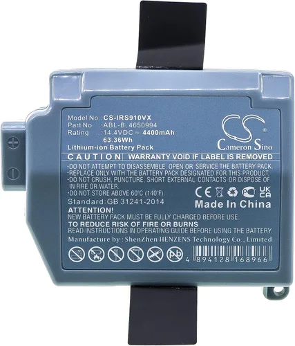 Vista 3 de Batería de 4400mAh / 63.36Wh para iRobot Roomba S9, Roomba S9+, S955020 PN: iRobot 4650994, ABL-B