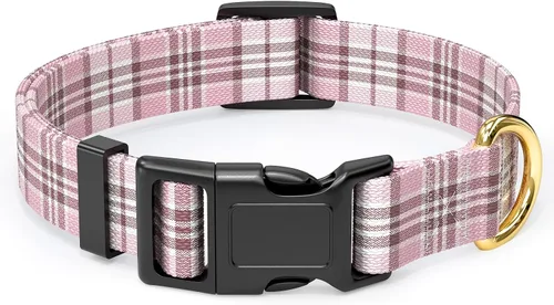 Vista 15 de Rnivvi Collar para perros pequeños, bonito collar resistente y ajustable para cachorros con hebilla de liberación rápida para machos, hembras