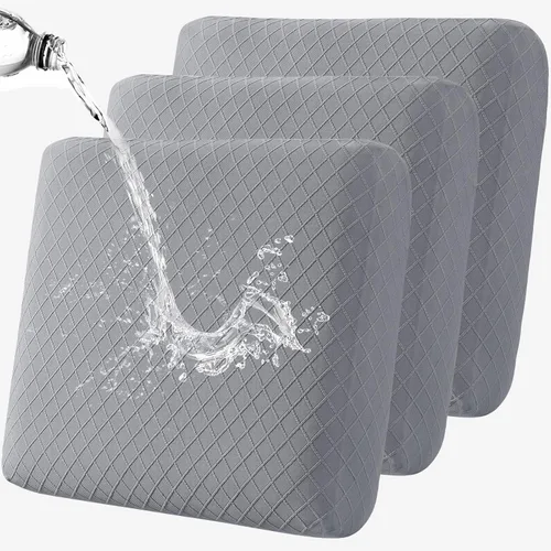Vista 22 de Fuloon Fundas de Cojines para Sofá, Fundas de Cojines de Asiento Elásticas Estampadas, Fundas Protectoras Lavables para Muebles, para Sillón