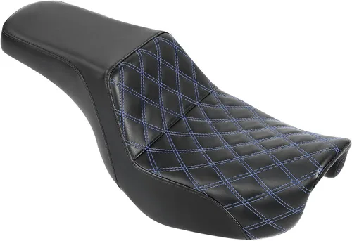 Vista 22 de C.C. RIDER Asiento para Conductor y Pasajero Asiento de Elevación Compatible con Harley Dyna Street Bob FXDB Low Rider FXDL/FXDLS Super Glide Custom