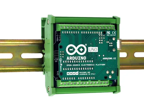 Vista 5 de Módulo de bloque de terminales de ruptura de pinout de montaje en carril DIN para Arduino UNO R3