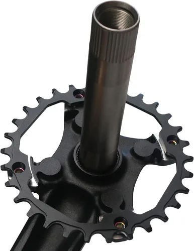 Vista 4 de Juego de bielas de 6.693 in 30T 32T 34T 36T 38T Bicicleta de montaña de una sola velocidad Ciclismo Bicicleta de carretera Juego de brazo de manivela