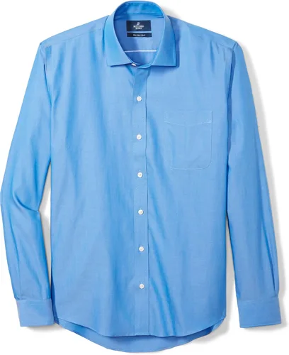 Vista 6 de Buttoned Down Camisa de vestir ajustada con cuello extendido para hombre