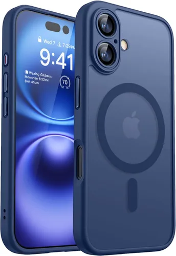 Vista 45 de CANSHN Funda magnética compatible con iPhone Air (6.5 pulgadas), mejorada [protección completa de la cámara] [compatible con Magsafe]