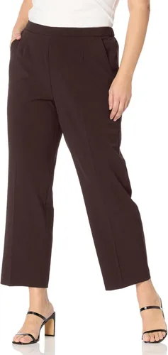 Vista 7 de Briggs New York - Pantalones de vestir ajustados para mujer (longitud media y corta)
