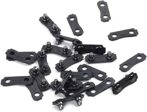 Vista 4 de 10sets 3/8 '' cadena enlace reparación preestablecido correas 10 x kit de reparación sierra cadena 3/8 LP