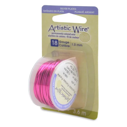 Vista 57 de Artistic Wire, alambre para manualidades de calibre 18, resistente a las manchas, color cobre envejecido en color latón antiguo, 4 yardas