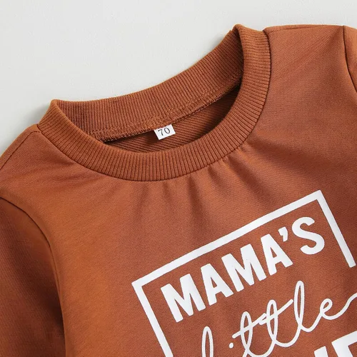 Vista 3 de Conjunto de sudadera de manga larga para bebé niño y niño pequeño