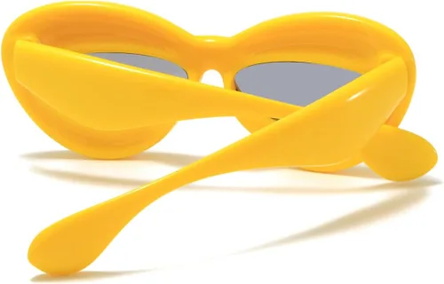 Vista 5 de Gafas de sol de labios inflables atrevidas, divertidas, divertidas, con forma de labios, estéticas, geniales UV400