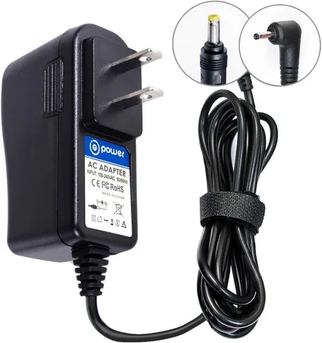 Vista 2 de T POWER 6 pies AC DC adaptador para VTech Safe Sound Pan DM111 Dm111-2 VM333 VM333BU VM333BU VM333PU Monitor de vídeo a todo color cargador