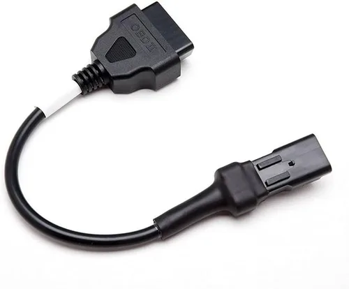 Vista 6 de eMoto Universal 4-Pin macho a OBD2 hembra Cable adaptador de diagnóstico de motocicleta para motocicletas Du Ca Ti