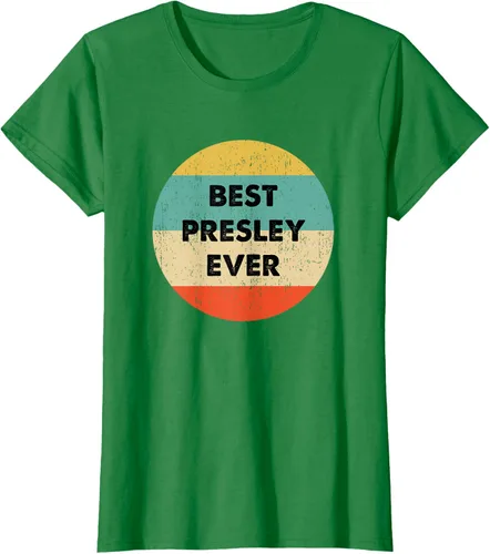 Vista 40 de Camiseta Presley Name, Negro, S
