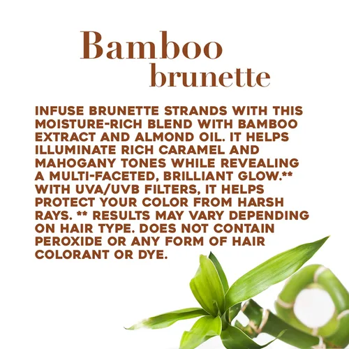 Vista 4 de OGX Hydrate & Tone Reviving + Bamboo Radiant Brunette Aceite Penetrante, 3.3 onzas