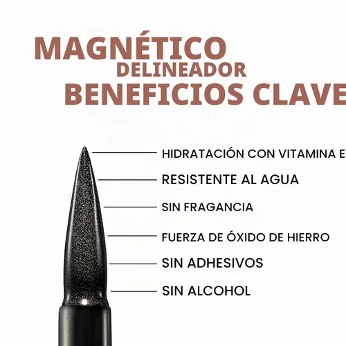 Vista 3 de MoxieLash - Pestañas magnéticas de primera calidad - Sin irritación de pegamento - Natural y hermosa