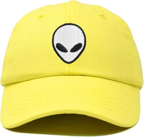 Vista 15 de DALIX Gorra de béisbol Alien Head para hombre y mujer Beige