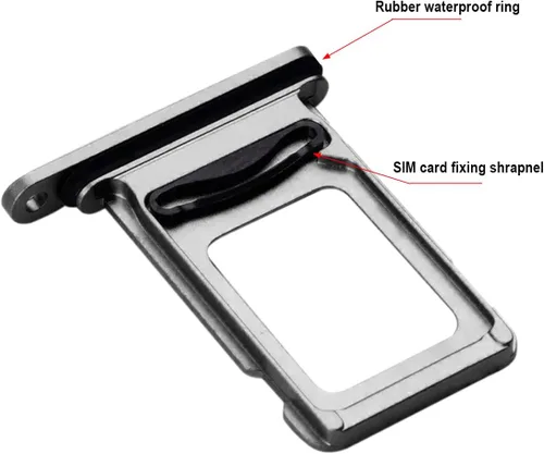 Vista 7 de Soporte para bandeja de ranura para tarjeta SIM de repuesto compatible con iPhone 11 2019, 6.1 pulgadas, 1 soporte para bandeja de tarjeta SIM