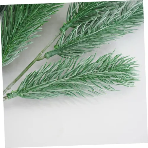 Vista 4 de IMIKEYA 4 púas de pino artificiales de hoja perenne, púas de agujas de pino, ramas de cedro artificial, ramas de pino, ramas de pino, accesorios