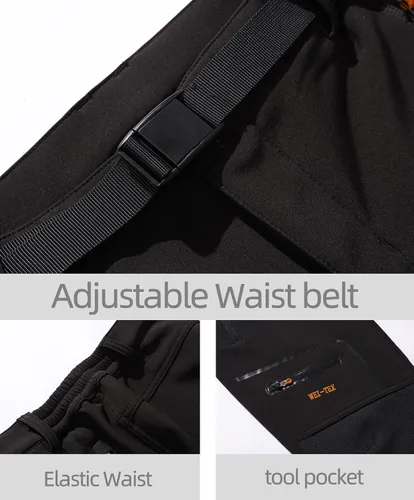 Vista 6 de BenBoy Women's Outdoor Waterproof Windproof Fleece Slim Cargo Snow Ski Hiking Pants