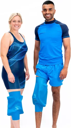 Vista 4 de BLOCCS Rodillera 100 % impermeable, para natación, ducha y baño. Protección impermeable para apósitos y vendajes - #AKP87-S - Protector de rodilla