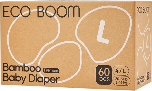 Vista 7 de ECO BOOM Pañales prematuros, viscosa de bambú, pañales desechables suaves naturales para bebés, tamaño 0 adecuado para hasta 7 libras