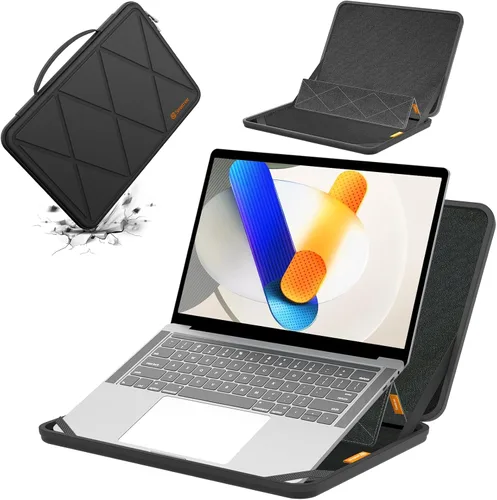 Vista 15 de Smatree MS75T Hard EVA Case with Stand for 15.3 inch Lenovo Yoga Slim 7i MS - Negro