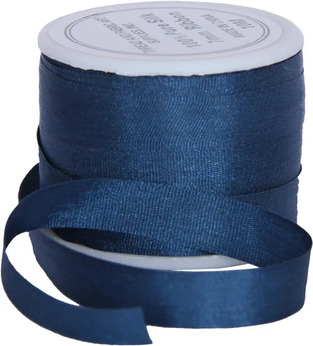 Vista 92 de Threadart Cinta de seda 100% pura - 3 tamaños - Docenas de colores - Castaño - 2 mm No. 524 Soft 100% pure silk ribbon on a single spool - perfect