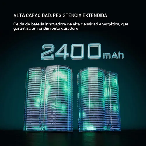 Vista 4 de Tilta Batería NP-FZ100 con entrada USB-C de 2400 mAh Funciona con FX3 Verde