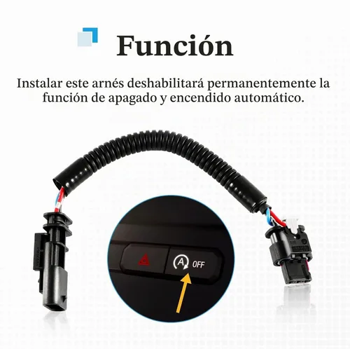 Vista 2 de Auto Start Stop Disable Eliminator Disabler Canceller Arnés de cableado compatible con Chevy Equinox Malibu Cruze 19-23 / Cadillac CT6 XT4 XT5 XT6