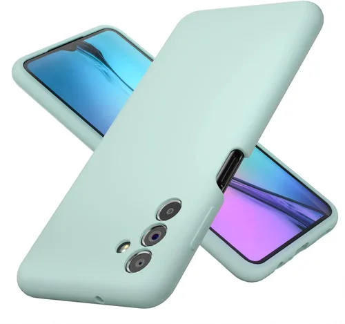Vista 12 de Funda para Galaxy A13 5G de 6.5 pulgadas, silicona líquida suave protectora y forro de microfibra antiarañazos, a prueba de golpes, compatible