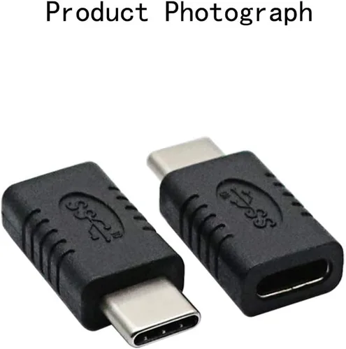 Vista 7 de Adaptador USB C macho a USB C hembra, convertidor, compatible con sincronización de datos y carga, adecuado para teléfonos móviles, computadoras