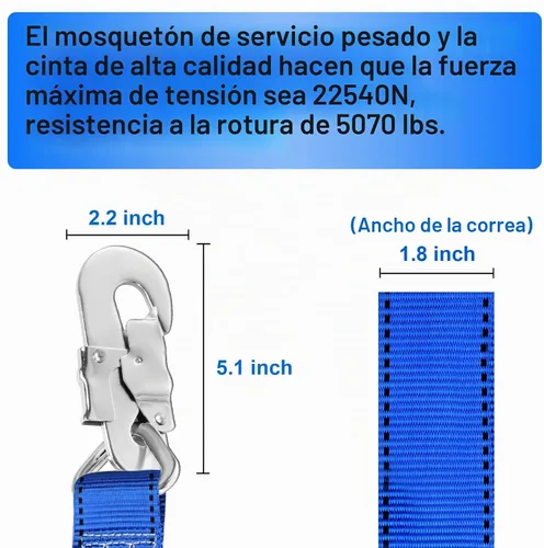 Vista 2 de Arnés de seguridad Trsmima, cordones de sujeción para cinturón de árbol