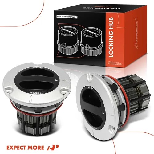 Vista 8 de A-Premium 2 piezas Eje delantero izquierdo y derecho 4WD Actuador de buje de bloqueo automático Ensamblaje de enlace de eje Compatible con Ford