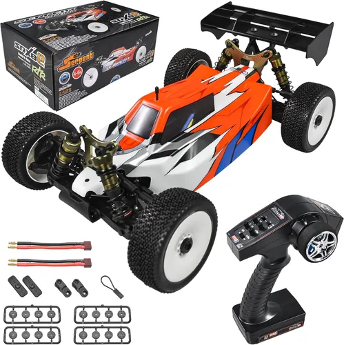 Vista 6 de Serpent Nueva versión 1/8 Off-Road Truggy-e RTR, alta velocidad, larga vida Naranja