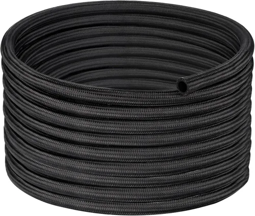 Vista 12 de EVIL ENERGY 4AN Línea de combustible, manguera trenzada de nylon CPE AN4 de 5 pies, negra