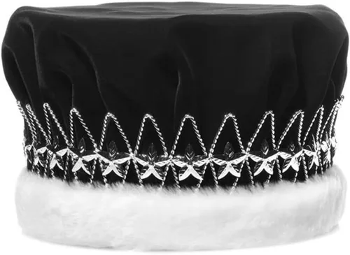 Vista 11 de Anderson's Majestic - Coronas de terciopelo King con banda de estrella, 6 pulgadas, corona para hombre, baile de graduación, regreso a casa, realeza