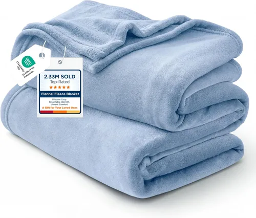 Vista 11 de Bedsure GentleSoft Bedding Manta de Vellón para Niñas y Niños - Mantas Pequeñas Suaves, Acogedoras y Bonitas para Viajes, 43x55 Pulgadas, Blanco