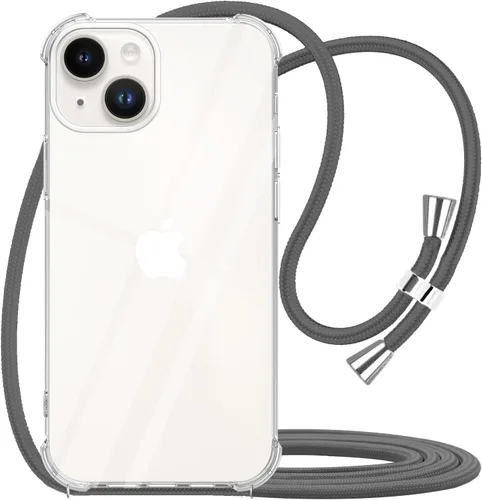 Vista 13 de Funda cruzada para iPhone SE 2/3, correa de cordón ajustable transparente para el cuello para mujer para iPhone 7/8, funda de teléfono TPU suave a